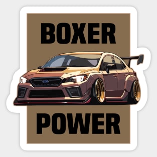 Subaru Impreza WRX STI Car Art - Widebody Modified Japanese Car Sticker